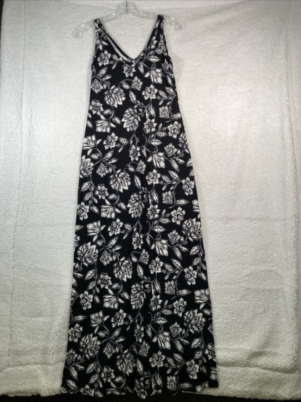 NWT Karen Kane Island Rhythm V Neck Tropical Maxi Dress XS